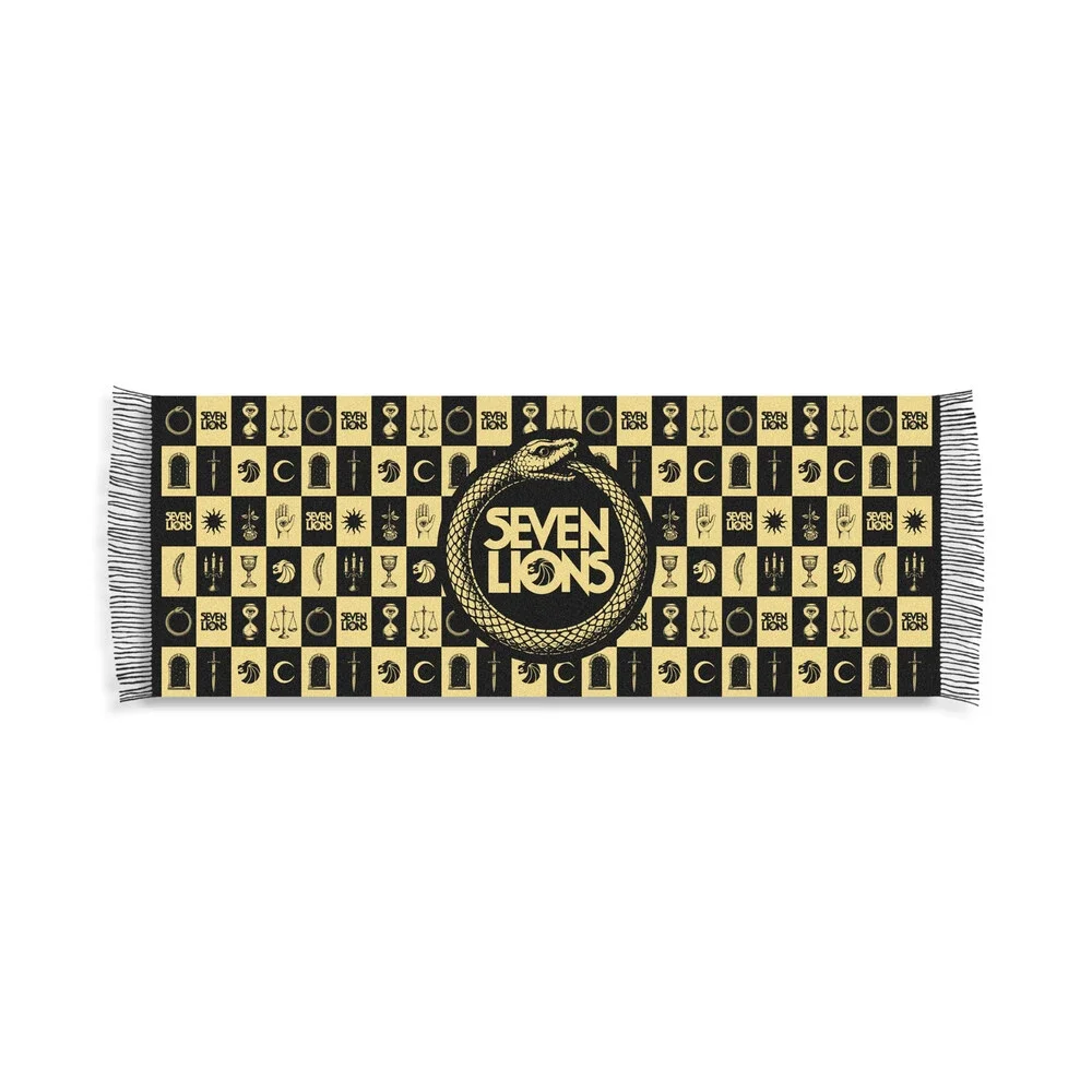 SEVEN LIONS - CHECKERED PASHMINA Festival Rave EDM
